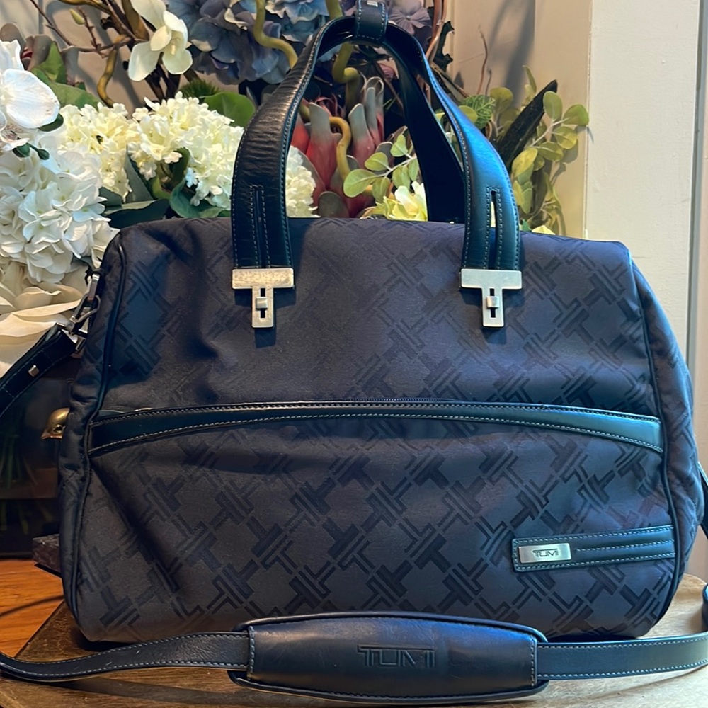 Tumi Signature Collection Logo Black Duffel Bag | Lightly Carried!